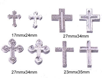 (M0937) rhinestone metal embellishment,silver color,flat back,cross shape series
(M0937) rhinestone metal embellishment,silver color,flat back,cross shape series