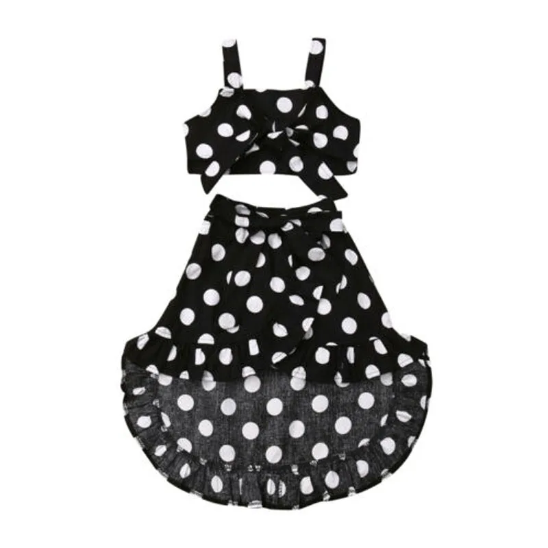 Pudcoco New Fashion Infant Baby Girls Irregular Summer Dress Braces Print Dot Sleeveless Dress+Tops Outfits
Pudcoco New Fashion Infant Baby Girls Irregular Summer Dress Braces Print Dot Sleeveless Dress+Tops Outfits