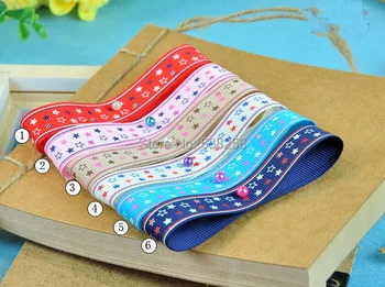 100yard/roll 1" 25mm single face printed star grosgrain ribbon for christmas/wedding decoration cloth accessory
100yard/roll 1" 25mm single face printed star grosgrain ribbon for christmas/wedding decoration cloth accessory