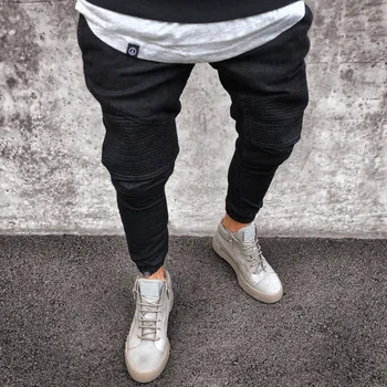 Hole Ripped Jeans Slim Long Pencil Pants 2018 Men's Fashion Spring Thin Skinny Jeans for Men Hiphop Trousers Clothes Clothing
Hole Ripped Jeans Slim Long Pencil Pants 2018 Men's Fashion Spring Thin Skinny Jeans for Men Hiphop Trousers Clothes Clothing