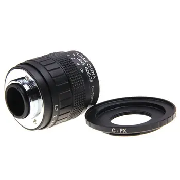 Fujian CCTV 35mm f1.7 Lens + C-FX Mount Ring for Fuji Fujifilm X-A2 X-A1 X-T1 X-T2 X-T10 X-TX-20 E1 X-E2 X-1M X-Pro1 X-Pro2
Fujian CCTV 35mm f1.7 Lens + C-FX Mount Ring for Fuji Fujifilm X-A2 X-A1 X-T1 X-T2 X-T10 X-TX-20 E1 X-E2 X-1M X-Pro1 X-Pro2