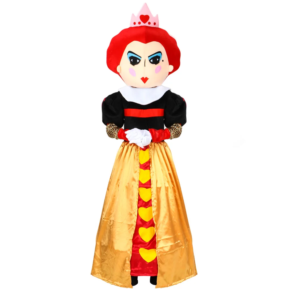Alice In Wonderland Cosplay Costume Red Queen mascot Halloween Party Dress Free Shipping Adult Size
Alice In Wonderland Cosplay Costume Red Queen mascot Halloween Party Dress Free Shipping Adult Size