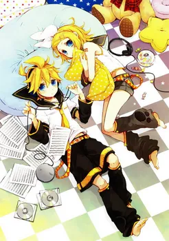 VOCALOID2 Anime Kagamine Rin Len 150*210CM Single-side Quilt Cover #39543
VOCALOID2 Anime Kagamine Rin Len 150*210CM Single-side Quilt Cover #39543