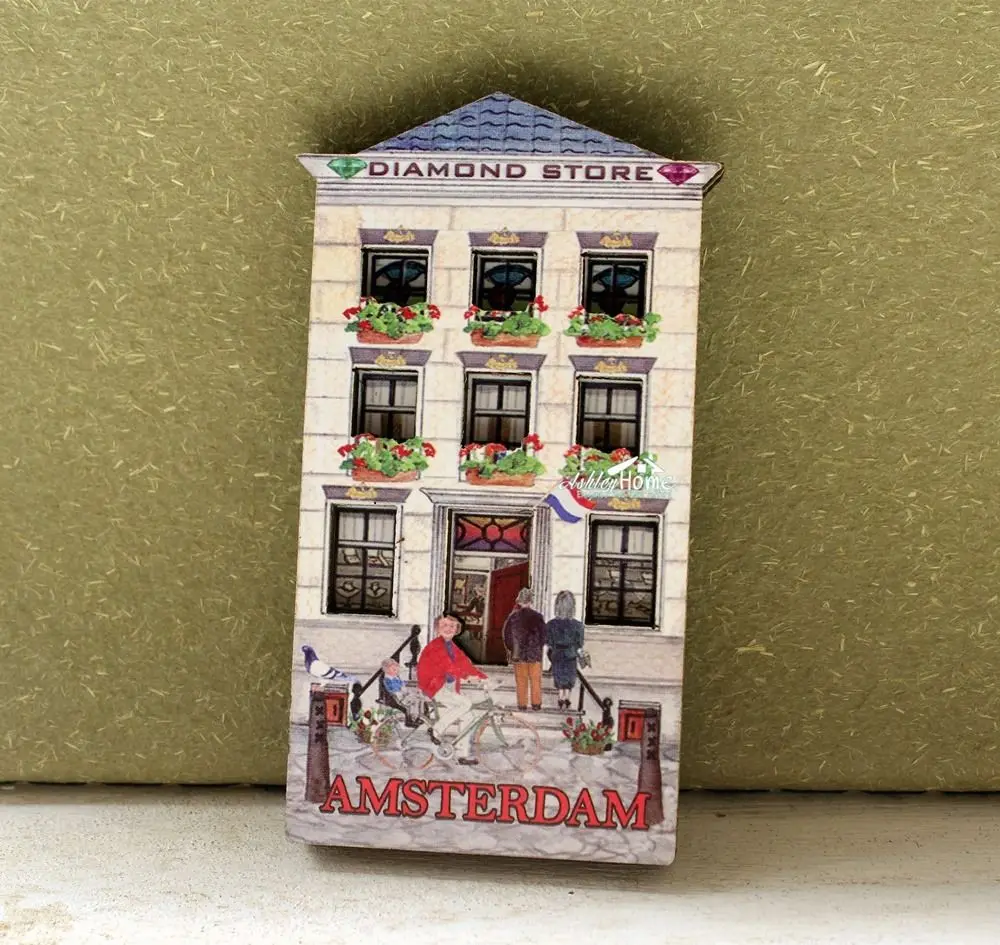 Netherlands Holland Amsterdam Diamond Store Tourist Travel Souvenir Wooden Fridge Magnet Craft GIFT
Netherlands Holland Amsterdam Diamond Store Tourist Travel Souvenir Wooden Fridge Magnet Craft GIFT