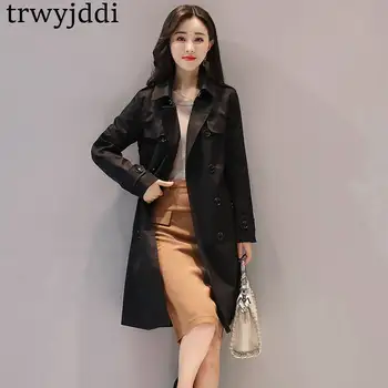 Harajuku Casual Windbreaker Female Long 2020 New Korean Large Size Spring Autumn Coat Women Long sleeves Trench Coats N308
Harajuku Casual Windbreaker Female Long 2020 New Korean Large Size Spring Autumn Coat Women Long sleeves Trench Coats N308