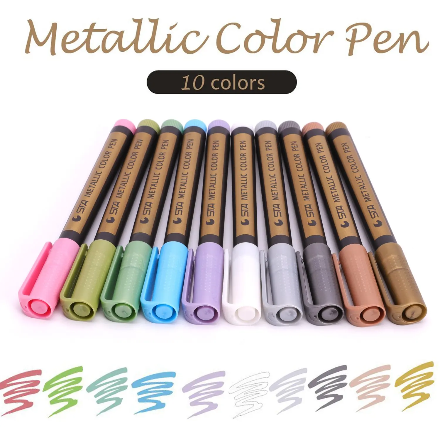 10Pc Metallic Markers Pens Metal Art Painting Glass Paint Writing Markers for Painting Rocks,Black Paper,Album, Gift Card Making
10Pc Metallic Markers Pens Metal Art Painting Glass Paint Writing Markers for Painting Rocks,Black Paper,Album, Gift Card Making