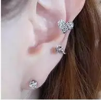 e 051 1 piece fashion trend Korean version cute sweet heart-shaped crystal earrings temperament wild single earrings female jewe
e 051 1 piece fashion trend Korean version cute sweet heart-shaped crystal earrings temperament wild single earrings female jewe
