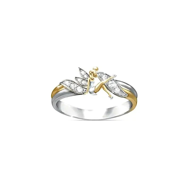 Woman's Floral Ring Fairy Jewelry Rhinestone Double Color Fashion Luxury Creative Christmas Gifts Exquisite Rings
Woman's Floral Ring Fairy Jewelry Rhinestone Double Color Fashion Luxury Creative Christmas Gifts Exquisite Rings