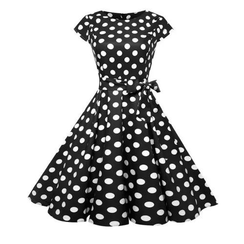 2019 New Floral Printing Vintage Dress Women Casual 50 S 60 S Pinup Dress Short A Line Summer Dress Polka Dot Party Vestidos
2019 New Floral Printing Vintage Dress Women Casual 50 S 60 S Pinup Dress Short A Line Summer Dress Polka Dot Party Vestidos
