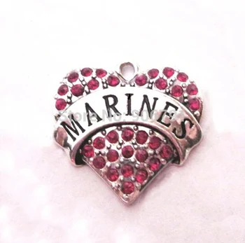 100pcs a lot rhodium plated fashion Marines Red Crystal Military Pendant(A100072)
100pcs a lot rhodium plated fashion Marines Red Crystal Military Pendant(A100072)