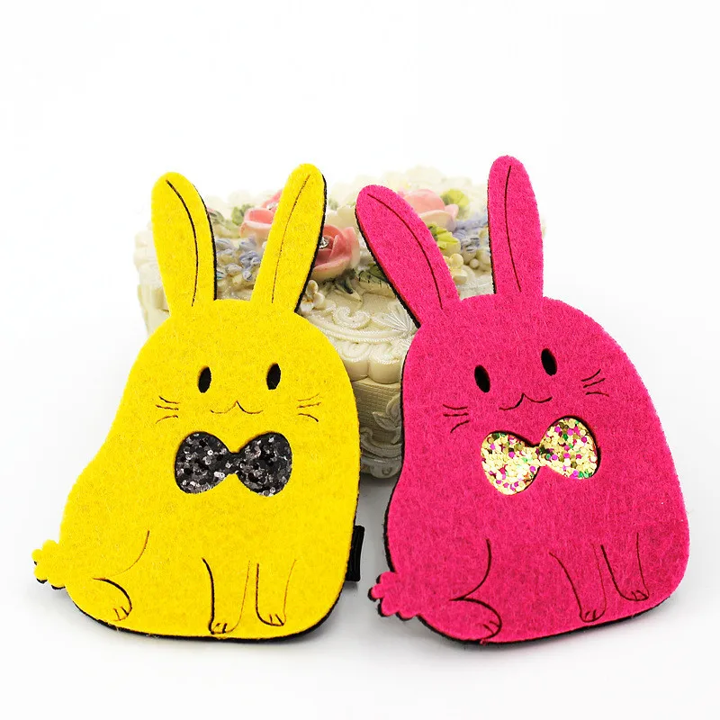 280pcs/lot Baby Felt Cartoon Squint Rabbit Hair Clip Handmade felt hair clips for kids
280pcs/lot Baby Felt Cartoon Squint Rabbit Hair Clip Handmade felt hair clips for kids
