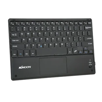 KKMOON 81 Keys Keyboard Ultra Slim Thin BT Keyboard Mini Keyboard with Touch Pad for Android 3.0 Windows XP 7 8
KKMOON 81 Keys Keyboard Ultra Slim Thin BT Keyboard Mini Keyboard with Touch Pad for Android 3.0 Windows XP 7 8