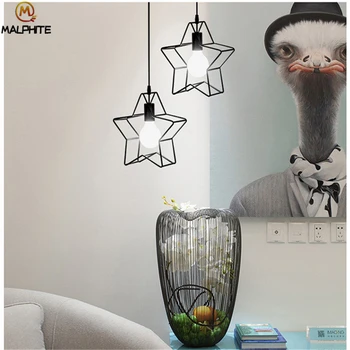 Modern iron Pentagram pendant light dinning room deco hanging lamp luminaire retro cafe bar Industrial decor lighting fixtures
Modern iron Pentagram pendant light dinning room deco hanging lamp luminaire retro cafe bar Industrial decor lighting fixtures