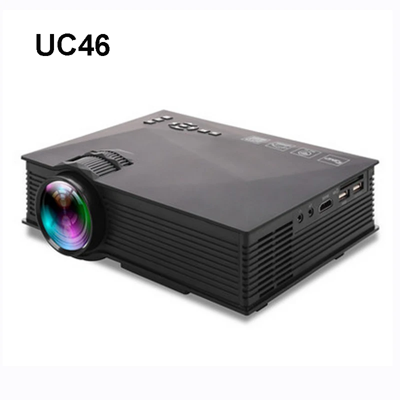 Беспроводной WI-FI дисплей Miracast Мини-Проектор UC46 Портативный Домашний Кинотеатр 1200