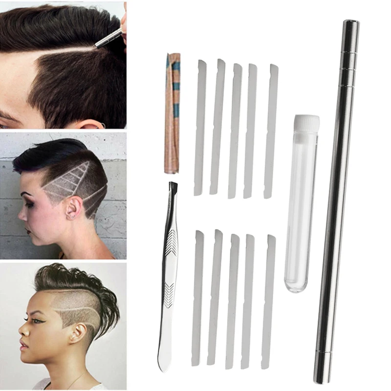 1 Set High Quality Shaver Salon Engraved Pen Stainless Steel Hair Styling Eyebrows Beard 10 Blades Styling Tools for Hair Caring
1 Set High Quality Shaver Salon Engraved Pen Stainless Steel Hair Styling Eyebrows Beard 10 Blades Styling Tools for Hair Caring
