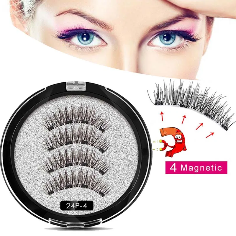 2019 New 2 Pair 4 Magnetic Mink False Eyelashes Handmade 3D Magnets Long Lashes Natural Full Strip Fake Eyelash With Gift Box
2019 New 2 Pair 4 Magnetic Mink False Eyelashes Handmade 3D Magnets Long Lashes Natural Full Strip Fake Eyelash With Gift Box