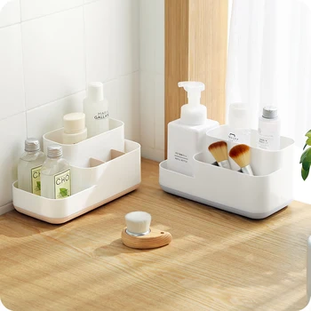 Desk Organizer Makeup Storage Box Multi-function Plastic Box Living Room Remote Control Holder
Desk Organizer Makeup Storage Box Multi-function Plastic Box Living Room Remote Control Holder