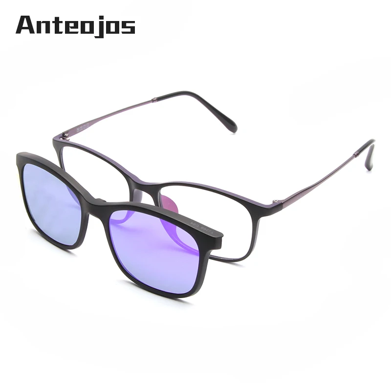 ANTEOJOS 2019 New Design Light Weight Unisex Purple Polarized Lens Magnetic Clip On Optical Eyewear Sunglasses For Women Men D
ANTEOJOS 2019 New Design Light Weight Unisex Purple Polarized Lens Magnetic Clip On Optical Eyewear Sunglasses For Women Men D