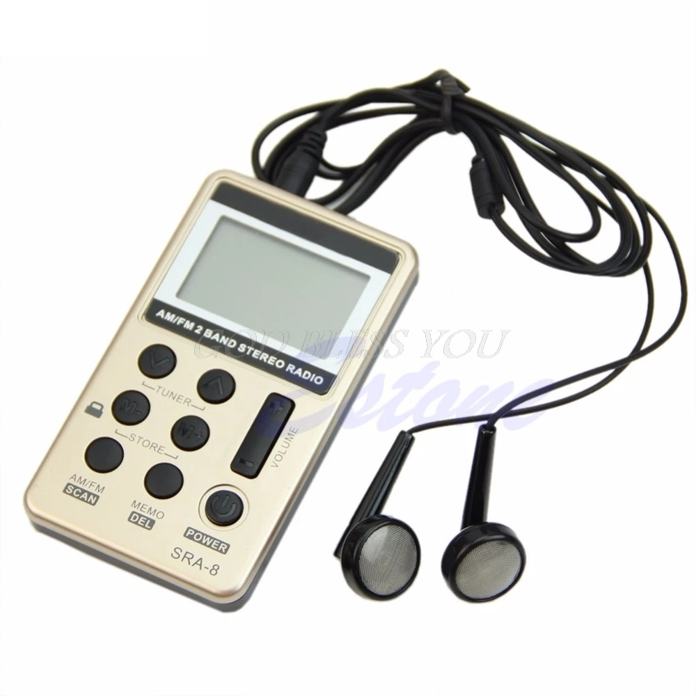 Mini Portable AM/FM 2 Band Digital Tuning Stereo Radio Receiver +Earphone DC 5V
Mini Portable AM/FM 2 Band Digital Tuning Stereo Radio Receiver +Earphone DC 5V
