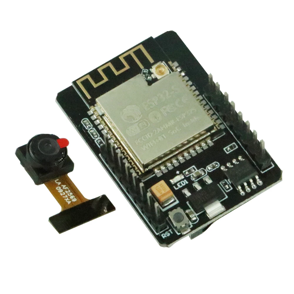 ESP32-CAM WiFi WiFi Module ESP32 serial to WiFi ESP32 CAM Development Board Bluetooth with OV2640 Camera Module
ESP32-CAM WiFi WiFi Module ESP32 serial to WiFi ESP32 CAM Development Board Bluetooth with OV2640 Camera Module