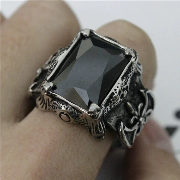 Кольцо якорное из нержавеющей стали 316L черное красное фиолетовое|ring 316l|anchor ringbiker