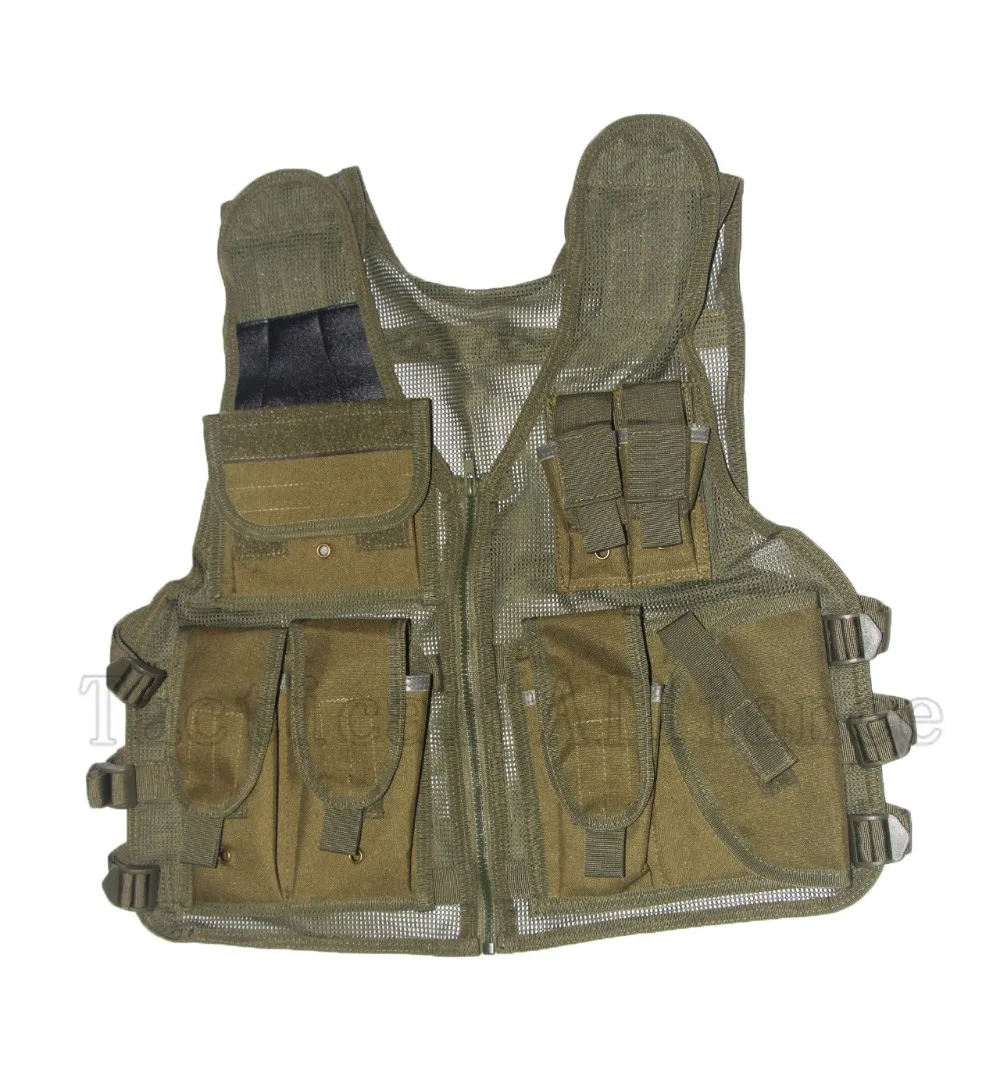 Adjustable Tactical Assault Vest Combat Military Army Airsoft Carrier Molle Mesh Vest Outdoor Hunting Paintball Fishing Net Vest
Adjustable Tactical Assault Vest Combat Military Army Airsoft Carrier Molle Mesh Vest Outdoor Hunting Paintball Fishing Net Vest