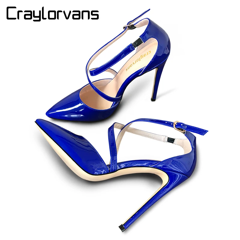 Craylorvans Top Quality Big Size 33-46 Ocean Blue 2017 Spring Summer Cross-tied Women Pumps High Heels Ankle Strap Women Shoes
Craylorvans Top Quality Big Size 33-46 Ocean Blue 2017 Spring Summer Cross-tied Women Pumps High Heels Ankle Strap Women Shoes