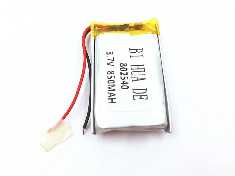 3.7v li po li-ion batteries 3 7v Packet 3.7V polymer lithium battery 802540 082540 850MAH For GPS MP3 MP4 MP5 LED Light
3.7v li po li-ion batteries 3 7v Packet 3.7V polymer lithium battery 802540 082540 850MAH For GPS MP3 MP4 MP5 LED Light