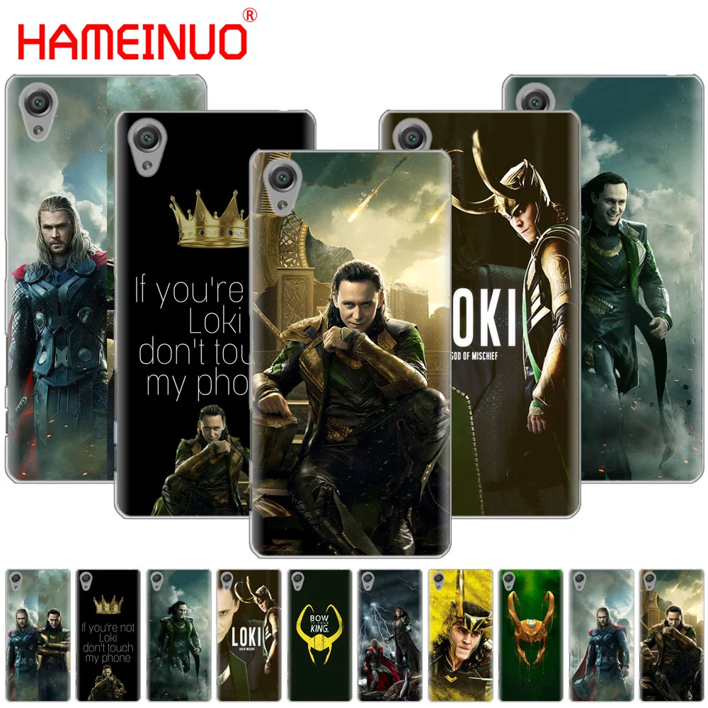 

HAMEINUO Loki Thor Cover phone Case for sony xperia C6 XA1 XA2 XA ULTRA X XP L1 L2 X XZ1 compact XR/XZ PREMIUM