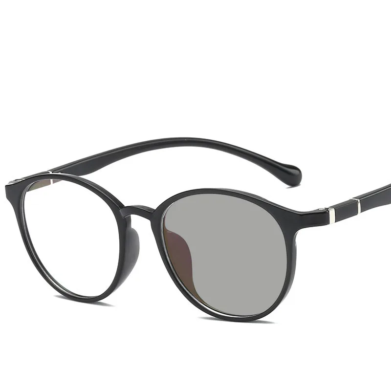 Round Photochromic Finished Myopia Glasses Photosensitive Chameleon Anti-glare Change Color Lens Prescription Glasses FML
Round Photochromic Finished Myopia Glasses Photosensitive Chameleon Anti-glare Change Color Lens Prescription Glasses FML