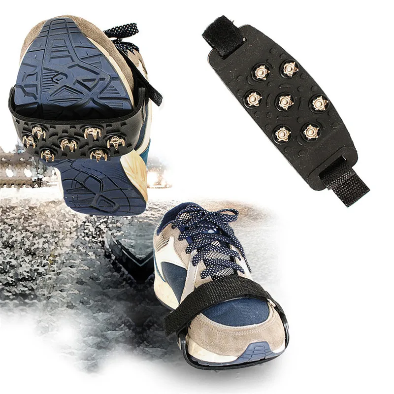 7 Tooth Velcro Spike Anti-slip Shoes Cover for Outdoor Climbing Hiking in Snowy Days Protective Accessories
7 Tooth Velcro Spike Anti-slip Shoes Cover for Outdoor Climbing Hiking in Snowy Days Protective Accessories