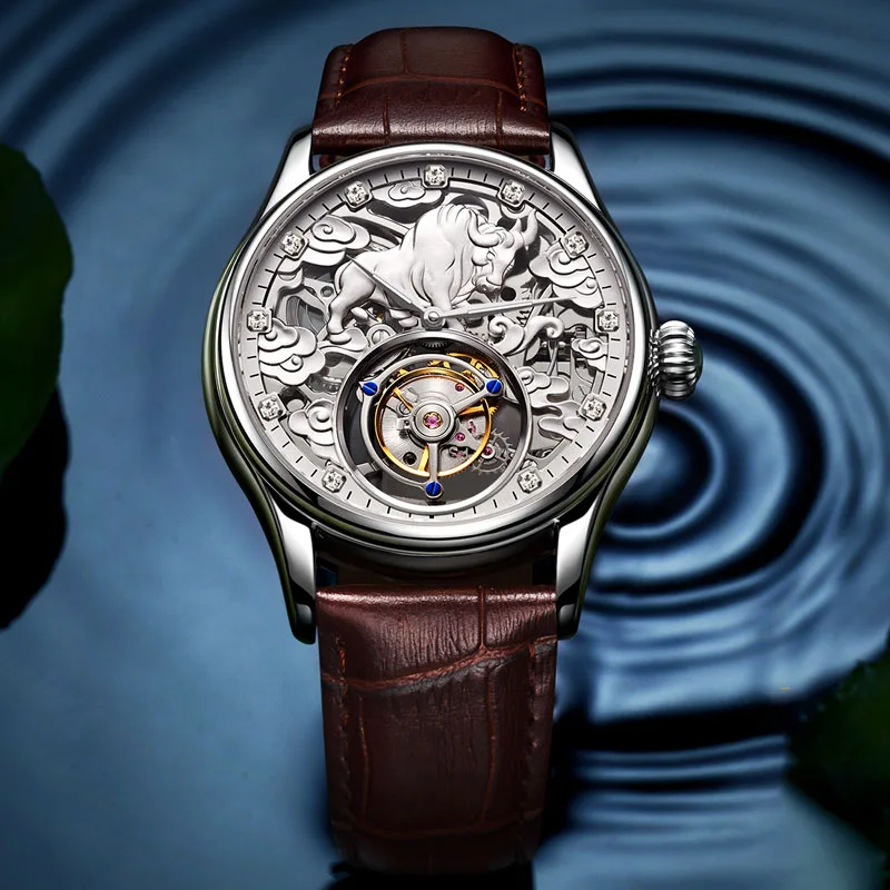 Handmade Lucky Memorial Collection Automatic Tourbillon Manual Mechanical Watch 3D Stereo Engraved Sapphire Mirror Men's Watch
Handmade Lucky Memorial Collection Automatic Tourbillon Manual Mechanical Watch 3D Stereo Engraved Sapphire Mirror Men's Watch