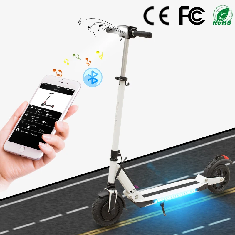 SUPERTEFF electric scooter 8 inch tires Bluetooth music scooter e-scooter KUGOO App two wheel smart scooter with LED warn light
SUPERTEFF electric scooter 8 inch tires Bluetooth music scooter e-scooter KUGOO App two wheel smart scooter with LED warn light