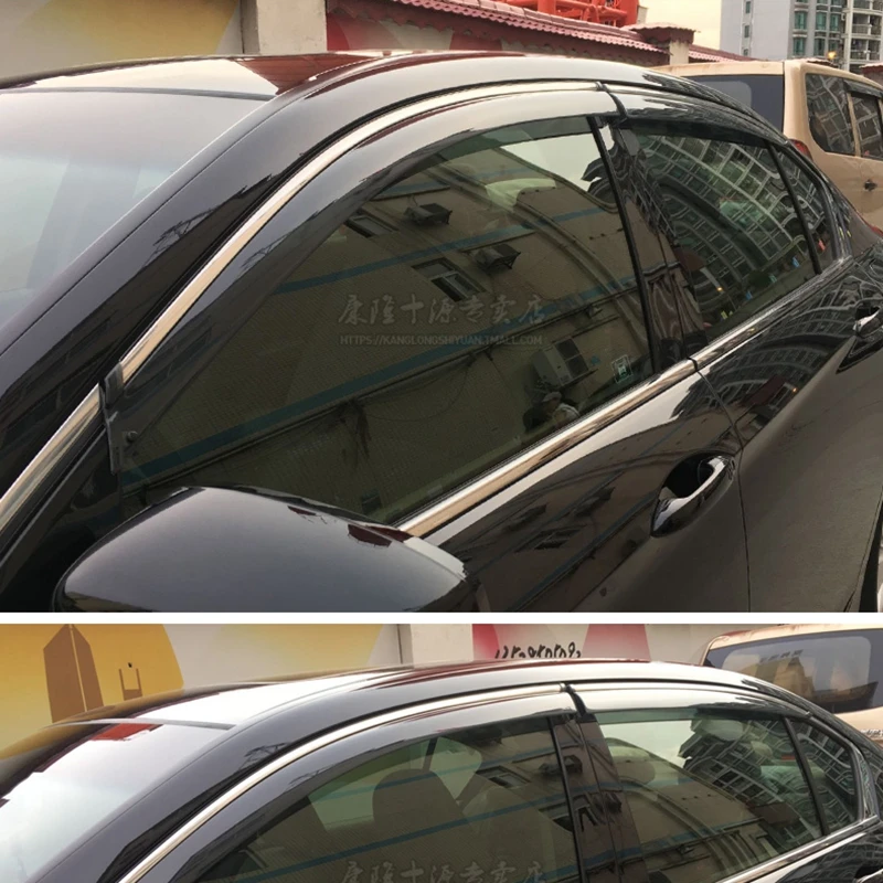 For Honda accord Car Window Visor Wind Deflector Rain Sun Visor Shield Cover ABS Awnings Shelters cover Car Accessory 2004-2017
For Honda accord Car Window Visor Wind Deflector Rain Sun Visor Shield Cover ABS Awnings Shelters cover Car Accessory 2004-2017