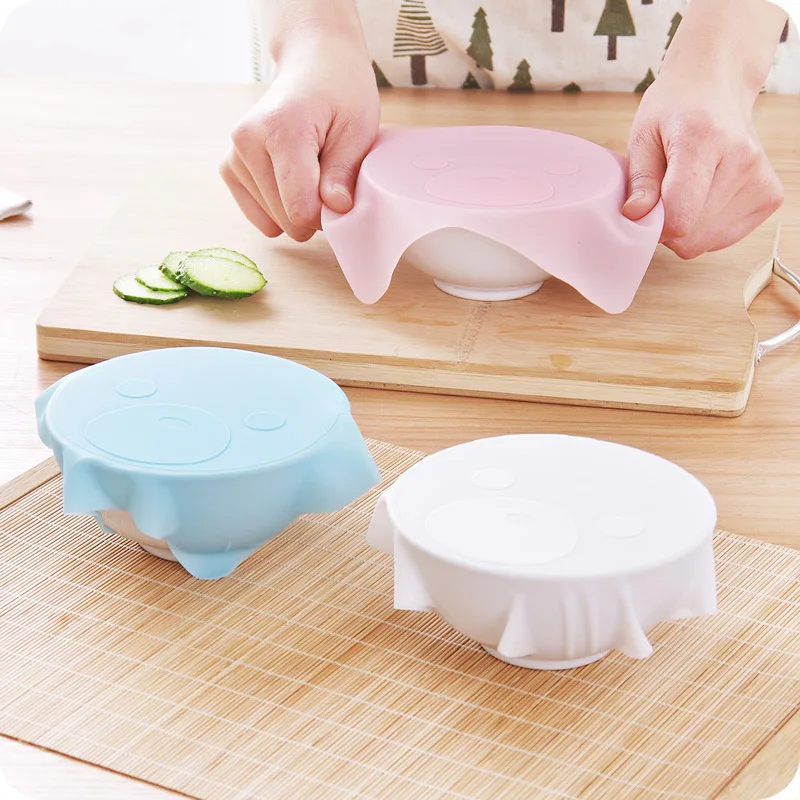 1PC Practical random Colors Cute Multi-Functional Reusable Silicone Refrigerator Food Storage Cover Saran Wrap Cling Film
1PC Practical random Colors Cute Multi-Functional Reusable Silicone Refrigerator Food Storage Cover Saran Wrap Cling Film