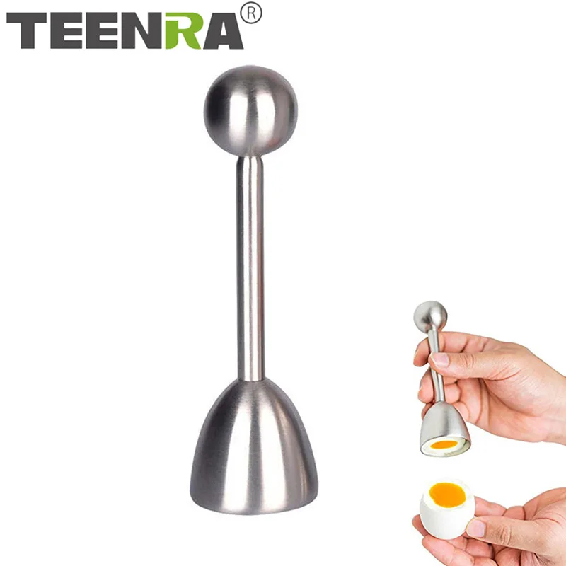 TEENRA Special Stainless Steel Boiled Egg Opener Handheld Egg Cracker Separator Metal Egg Cutter Separator Kitchen Gadgets
TEENRA Special Stainless Steel Boiled Egg Opener Handheld Egg Cracker Separator Metal Egg Cutter Separator Kitchen Gadgets