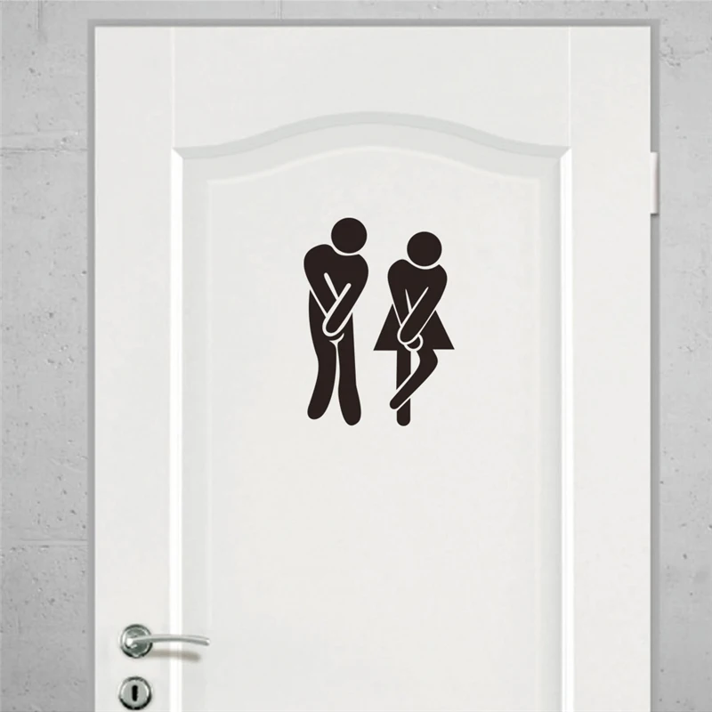 Забавные настенные наклейки для унитаза украшение ванной комнаты Diy креативные