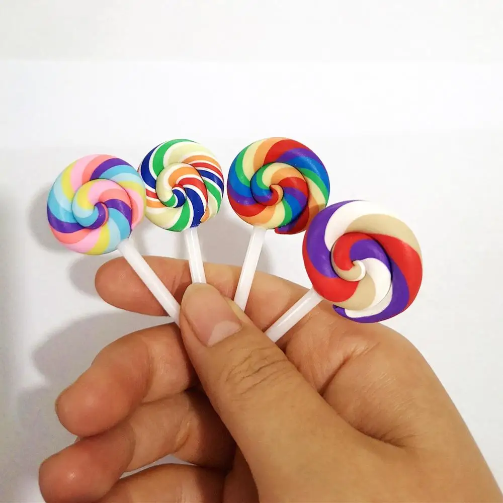 8pcs Lollipop Clay Decoration Crafts Kawaii Bead Flatback Cabochon Fridge Magnet Scrapbook DIY Accessories
8pcs Lollipop Clay Decoration Crafts Kawaii Bead Flatback Cabochon Fridge Magnet Scrapbook DIY Accessories
