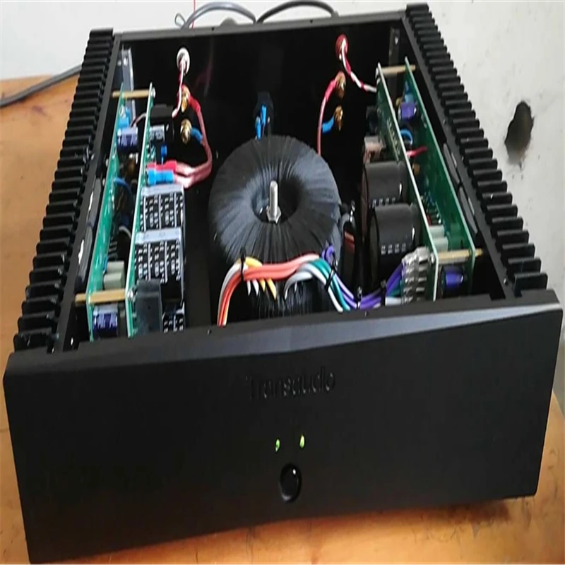 

Finished HIFI Stereo After-stage Power Amplifier Base on NAIM NAP200 Auido Amp 200W+200W 4 OHMS