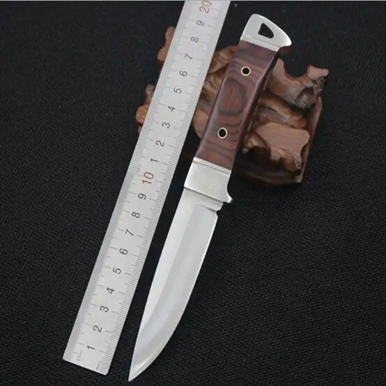 SHNAPIGN Stainless Steel Fixed Knife Hunting Knife Outdoor Tool Camping Small fixed blade Knife Color Wood Handle Knives SH45
SHNAPIGN Stainless Steel Fixed Knife Hunting Knife Outdoor Tool Camping Small fixed blade Knife Color Wood Handle Knives SH45