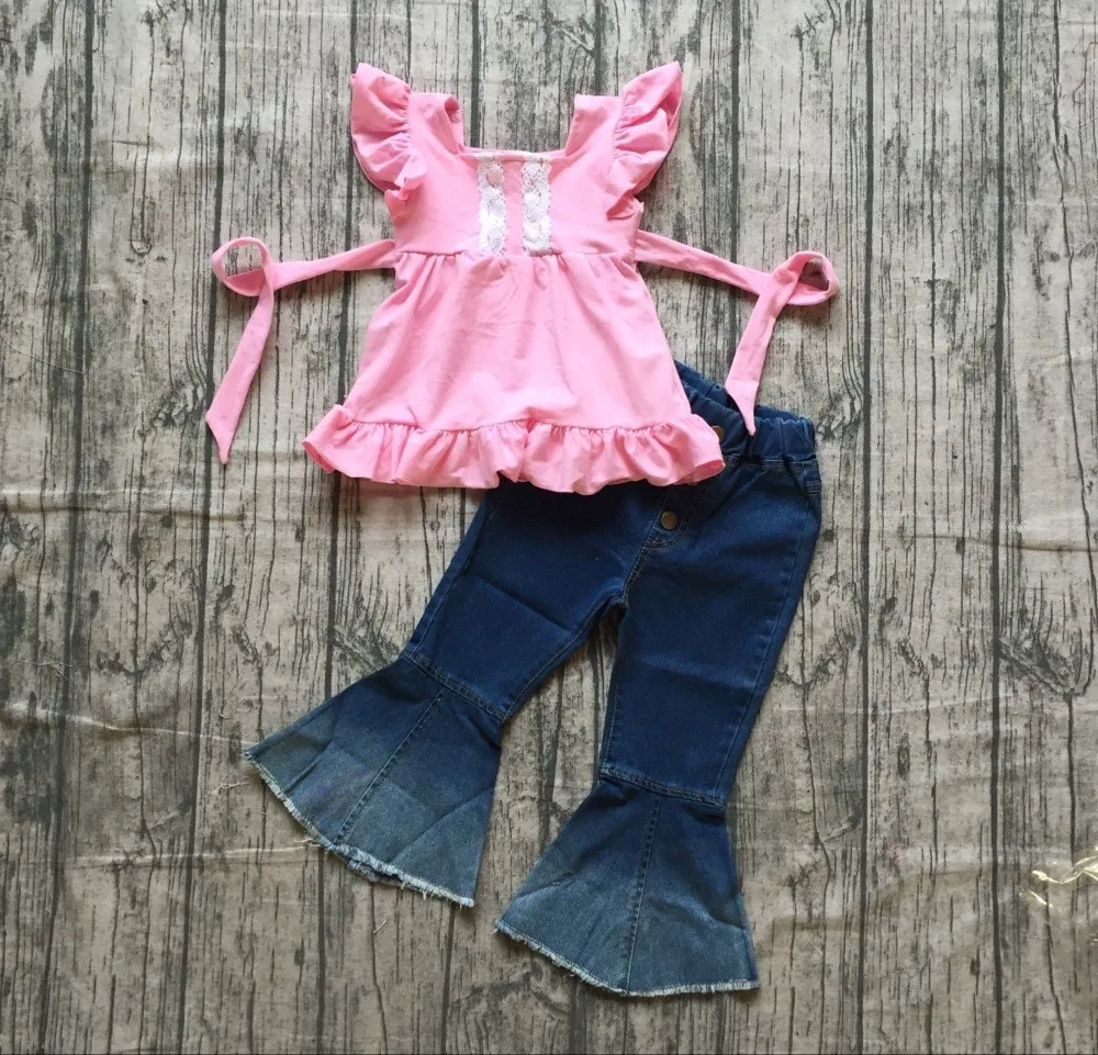 new arrivals spring/summer baby girls children clothes Jeans pink top belt ruffles cotton pants boutique kids wear outfits cute
new arrivals spring/summer baby girls children clothes Jeans pink top belt ruffles cotton pants boutique kids wear outfits cute