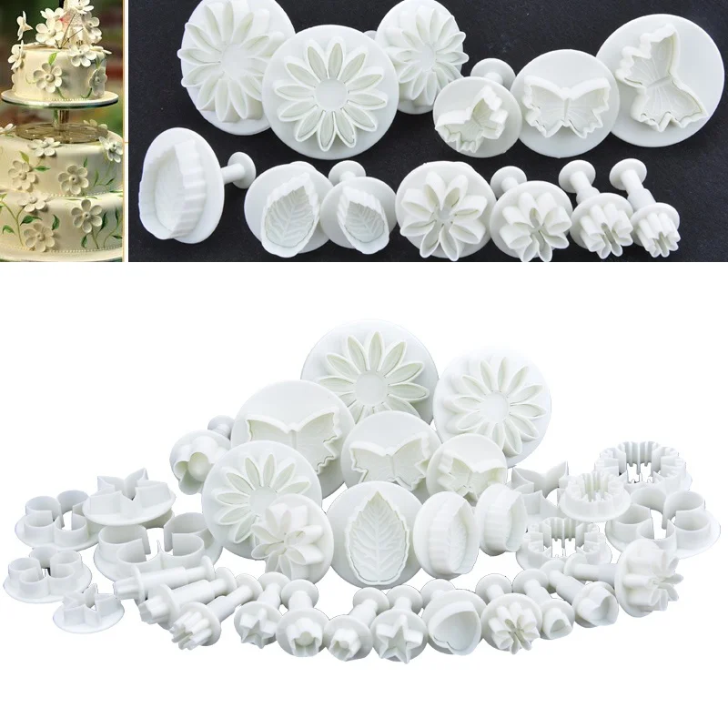 33 PCs Fondant Cake Cutter Ejector Stamp Modeling Border Decoration Fondant Marzipan Plunger Cutter
33 PCs Fondant Cake Cutter Ejector Stamp Modeling Border Decoration Fondant Marzipan Plunger Cutter