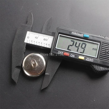 4PCS D25mm pull force 20KG strong neodymium magnet base A3 steel wrapped with M5 screw thread , LED cylinder fasteners
4PCS D25mm pull force 20KG strong neodymium magnet base A3 steel wrapped with M5 screw thread , LED cylinder fasteners