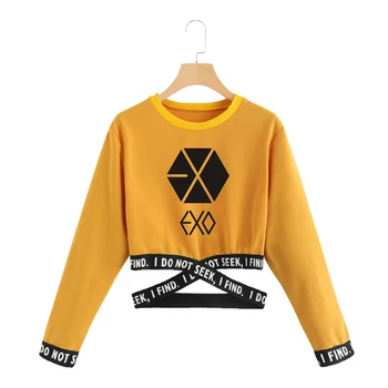 Exo Cool Korean Sexy New Stylish Cool kpop Sweatshirt korean Team Summer crop top women long sleeve 2019 Cool Fashion streetwear
Exo Cool Korean Sexy New Stylish Cool kpop Sweatshirt korean Team Summer crop top women long sleeve 2019 Cool Fashion streetwear