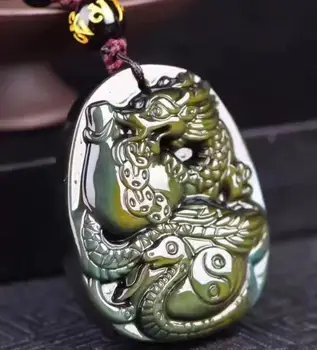 Natural ice color obsidian pendant is a chicken dragon snake yo mascot necklace for men and women o19#
Natural ice color obsidian pendant is a chicken dragon snake yo mascot necklace for men and women o19#