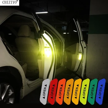 4Pcs/Set Car Door Tape Warning Mark Reflective Open Notice Bicycle Stickers Yellow White Blue Red Strips CHIZIYO
4Pcs/Set Car Door Tape Warning Mark Reflective Open Notice Bicycle Stickers Yellow White Blue Red Strips CHIZIYO