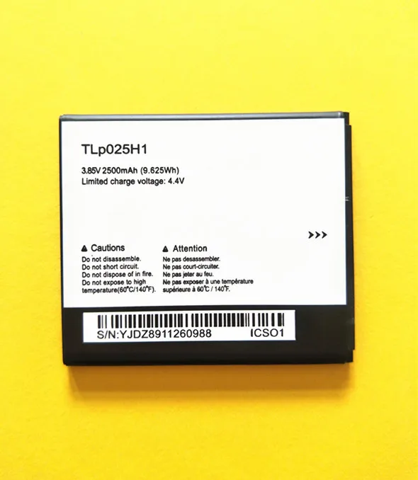 AZK New High Quality TLP025H1 2500mAh Battery For ALCATEL one touch TLp025H1 TLp025H7
AZK New High Quality TLP025H1 2500mAh Battery For ALCATEL one touch TLp025H1 TLp025H7