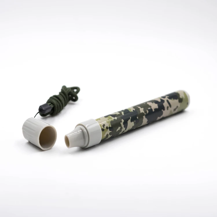Outdoor straw water purifier portable filter pipette emergency rescue tool field survival pipette removal purification drinking
Outdoor straw water purifier portable filter pipette emergency rescue tool field survival pipette removal purification drinking