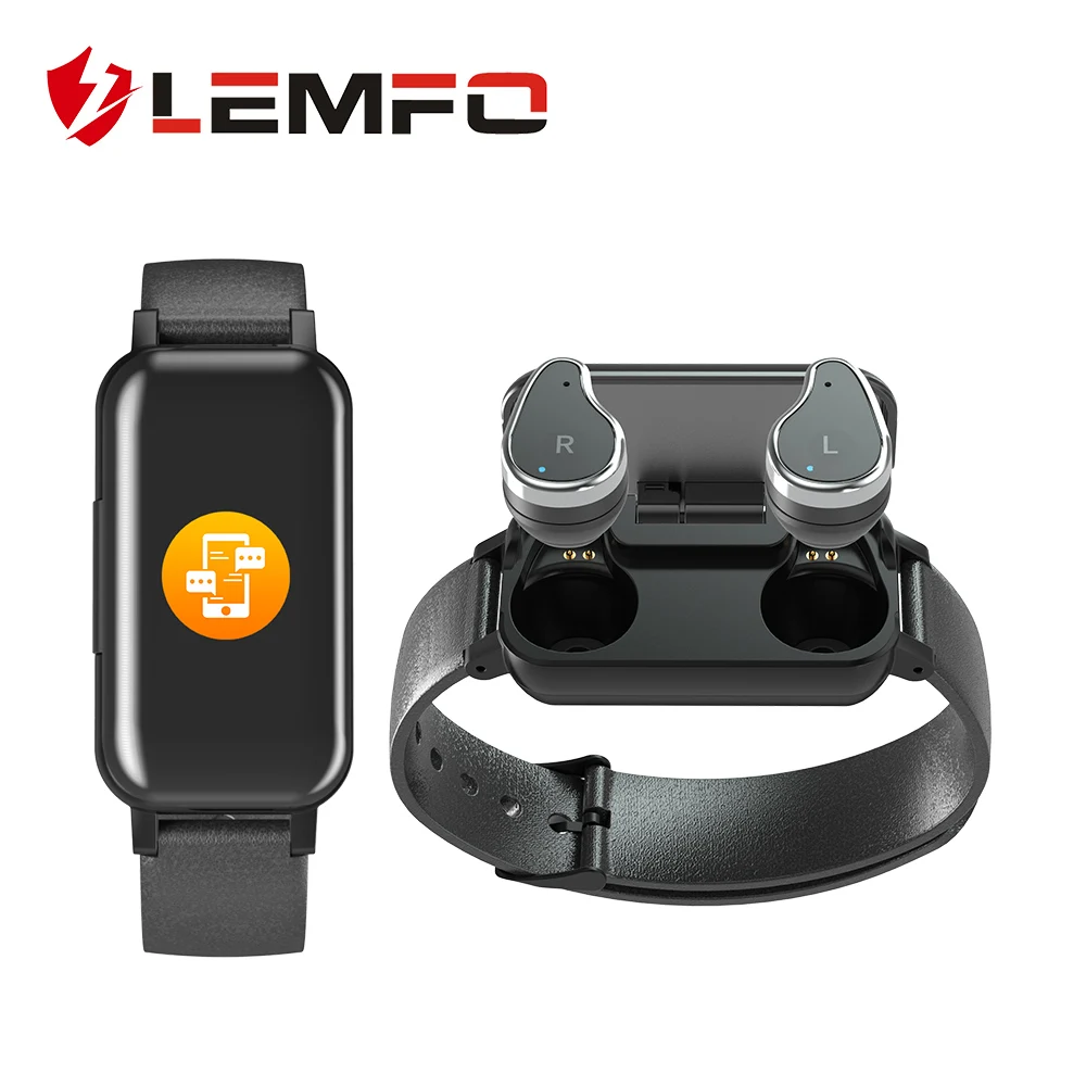 LEMFO Smart Watch with Bluetooth Headphone Men Women IP 67 Waterproof Heart Rate Blood Pressure Monitor watch for Android IOS
LEMFO Smart Watch with Bluetooth Headphone Men Women IP 67 Waterproof Heart Rate Blood Pressure Monitor watch for Android IOS