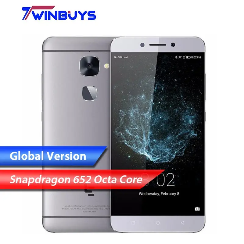 Original Letv LeEco Le 2 X526 3GB+64GB Mobile Phone Snapdragon 652 Octa Core 5.5" FHD 16MP Fingerprint Global Version 4G phone |